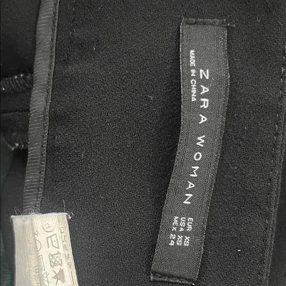 Zara Black Wide-Leg Pants - Picture 3 of 4